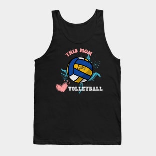 Volleyball Mom Design Tank Top